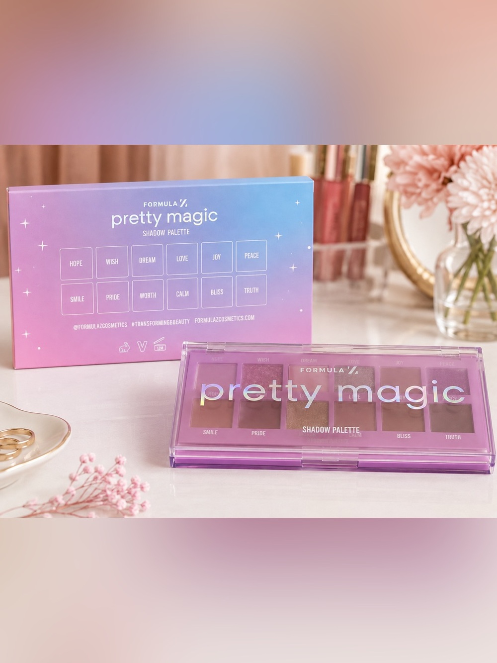 Formula Z Pretty Magic 12-Shade Eyeshadow Palette – NEW